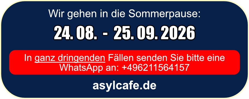 Sommerpause 2026 Banner